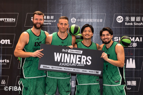 SHIBUYAがFIBA3x3高雄シティチャレンジャー2026で優勝！ワールドツアー出場権を獲得